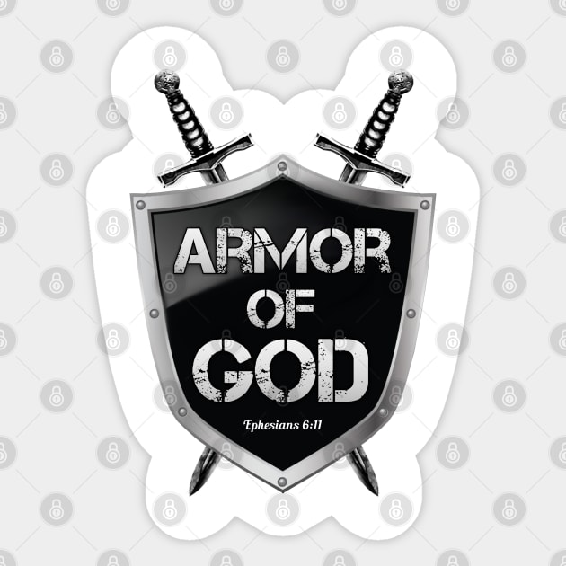Armor Of God Armor Of God Warrior Art Sticker TeePublic